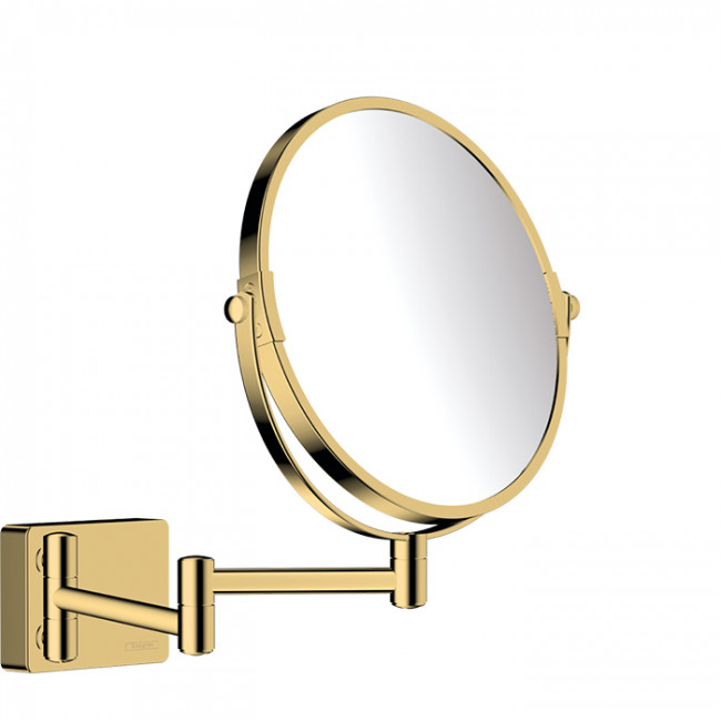 Hansgrohe AddStoris Косметическое зеркало, цвет: полированное золото Hansgrohe AddStoris Косметическое зеркало, цвет: полированное золото