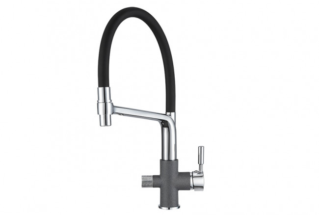 Смеситель для кухни GRANULA (0075, ГРАФИТ) Смеситель для кухни GRANULA (0075, ГРАФИТ)