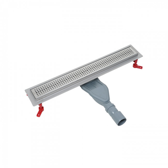 Лоток душевой, сифон 360, комбинированный затвор, перфорированная решетка, 600мм, хром, IDDIS, 975B6SB20DZ