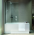 DURAVIT Shower + Bath Bathtub Ванна 170х75хh210.5см, прямоугольная с входной дверью и душевой шторкой, DX - правосторонняя, цвет: белый