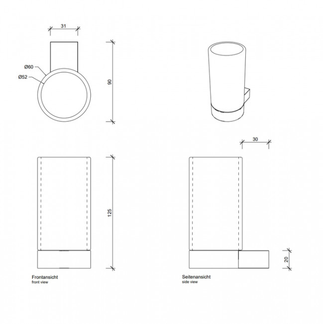 Decor Walther Club WBG Туалетный ершик, подвесной, цвет: хром Decor Walther Club WBG Туалетный ершик, подвесной, цвет: хром
