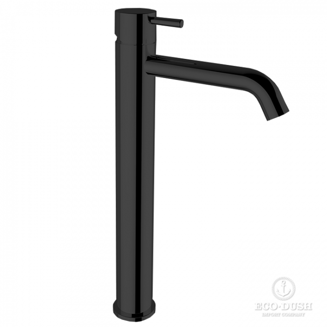Cisal Less New Смеситель для раковины, высокий, h35.2см, излив 16см, цвет: черный матовый Cisal Less New Смеситель для раковины, высокий, h35.2см, излив 16см, цвет: черный матовый