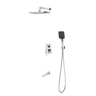 Душевая система для ванны и душа DQ Dortmund встраиваемая с изливом хром (DA1715601)