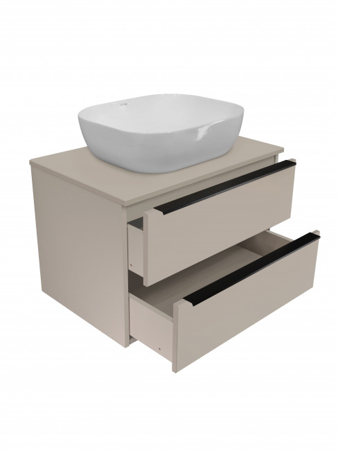 Тумба Runo Мальта 70 подвесная розовая/бежевая (00-00004896) Тумба Runo Мальта 70 подвесная розовая/бежевая (00-00004896)