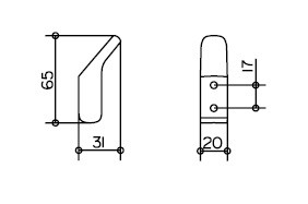 Крючок Keuco Moll 12715 010000
