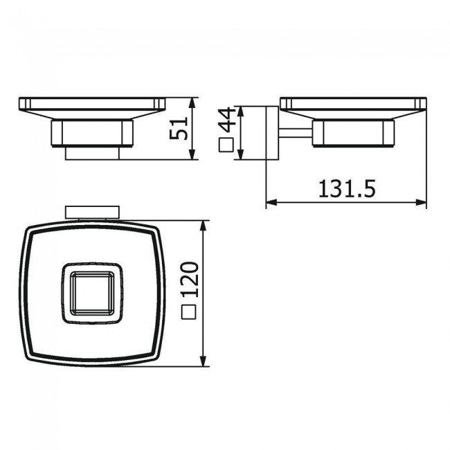 Мыльница настенная Langberger Ledro 21815A Мыльница настенная Langberger Ledro 21815A
