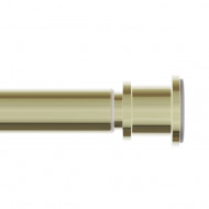 Карниз для ванной комнаты, 110-200 см, золото матовое, Elegante, IDDIS, (RSG0120i14)