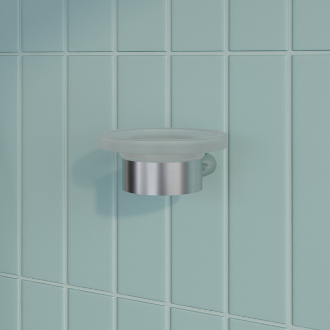 Мыльница IDDIS Petite нержавеющая сталь, хром матовый (PETSSSGi42)