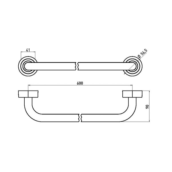 Полотенцедержатель настенный Emco Рolo 0760 001 60