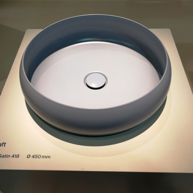 Bette Craft Раковина-чаша 45х45х12 cм, без отв., на столешницу, без перелива, цвет: blue satin