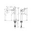Hansgrohe Talis S, Смеситель для раковины, с донным клапаном, Цвета: хром 72115000