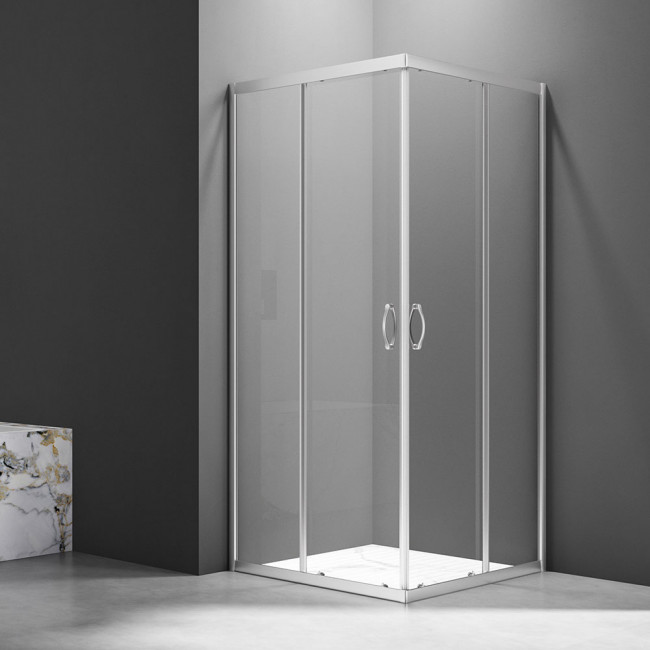 Душевой угол Veconi Rovigo RV101-90-01-C5, 900x900x1900, хром, прозрачное Душевой угол Veconi Rovigo RV101-90-01-C5, 900x900x1900, хром, прозрачное