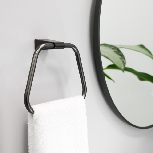 Зеркало FIXSEN с подсветкой LED круглое 80х80 см графит (FX-1080F) Зеркало FIXSEN с подсветкой LED круглое 80х80 см графит (FX-1080F)