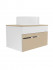 Тумба Runo Вудлайн 65 подвесная белая/крем под накладной умывальник (00-00004900) Тумба Runo Вудлайн 65 подвесная белая/крем под накладной умывальник (00-00004900)