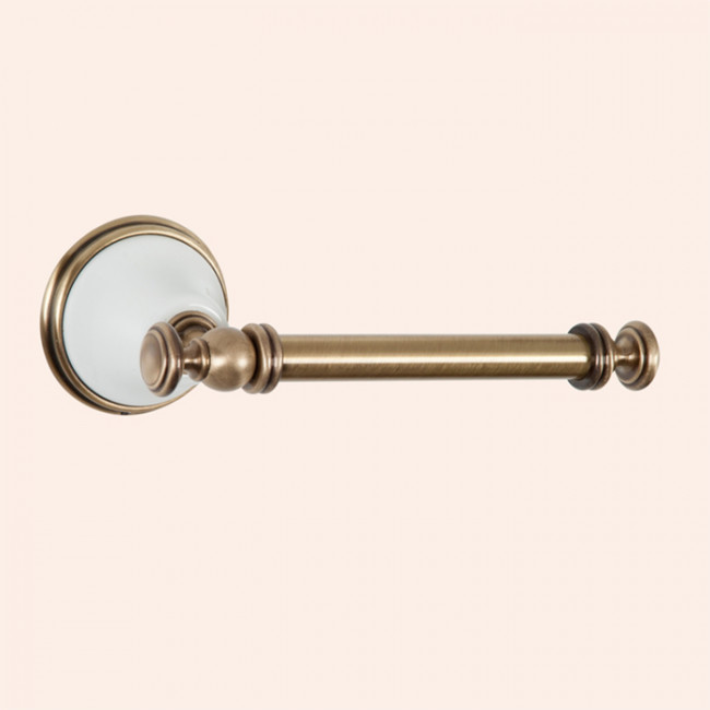 TW Harmony 019, держатель для т/б, подвесной, цвет: белый/бронза TW Harmony 019, держатель для т/б, подвесной, цвет: белый/бронза