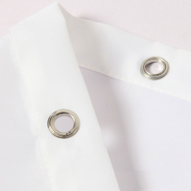 Шторка для ванной 180х200 Carnation Home Fashions Shine White SHI1820W