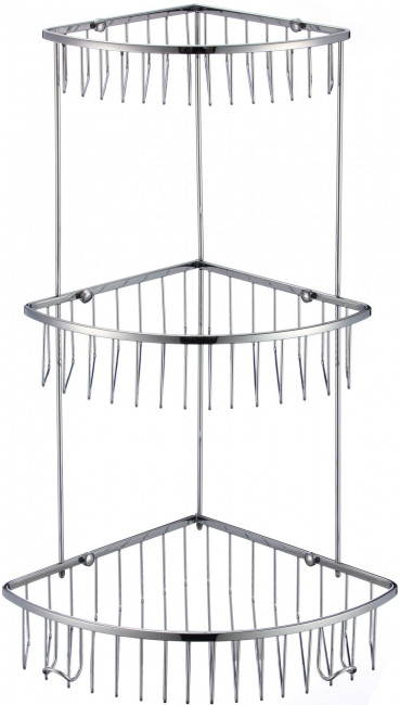 Полка решетка угловая тройная Savol (S-002514-3)