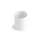 Bertocci Le Ceramiche Стакан, настольный, d8,5хh10см., цвет: белая керамика