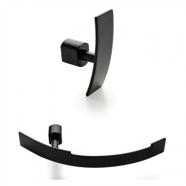 Bertocci Duecento Держатель т/б 60см, подвесной, цвет: черный матовый