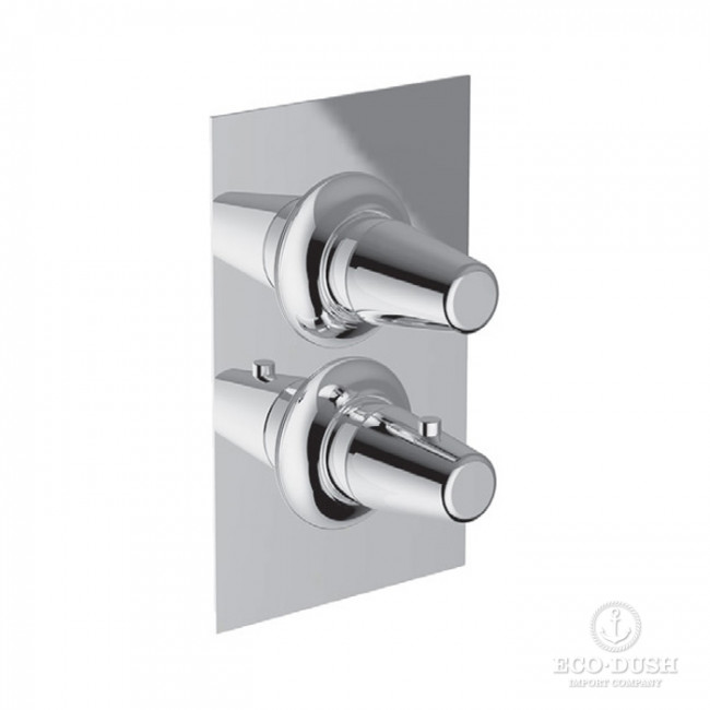 Cisal Vita Смеситель встраиваемый термостатический для душа 3 выхода, цвет: хром
