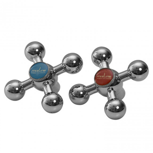 Маховик КРЕСТ ML07 металл MIXLINE (блистер) пара 24 шлица (526781) Маховик КРЕСТ ML07 металл MIXLINE (блистер) пара 24 шлица (526781)