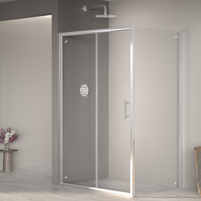 Душевой уголок  RGW PA-145 900x1000 мм Хром/Прозрачное