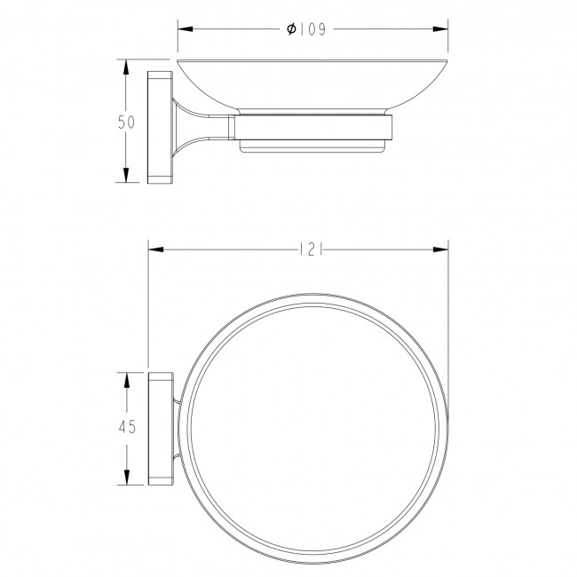 Мыльница со стеклянным матовым блюдцем FASHUN чёрный (A2602-7) Мыльница со стеклянным матовым блюдцем FASHUN чёрный (A2602-7)