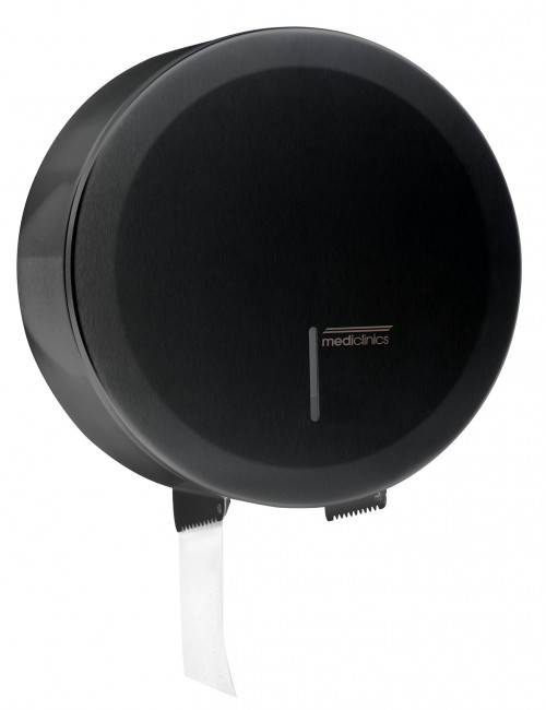 Диспенсер для туалетной бумаги MEDICLINICS INDUSTRIAL PR2783B черный матовый Диспенсер для туалетной бумаги MEDICLINICS INDUSTRIAL PR2783B черный матовый