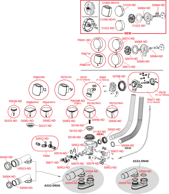 Alcaplast A566-112122 Сифон для гидромассажных ванн, хром A566-112122-120