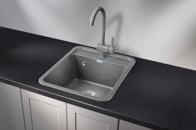 Кухонная мойка GRANULA Standart (4202, ГРАФИТ)