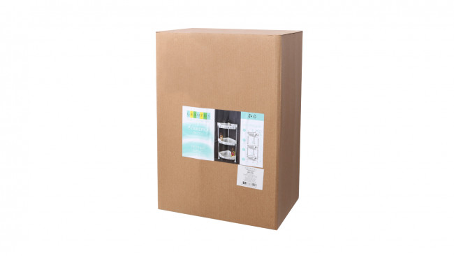 Этажерка угловая трехэтажная Grampus GR-7293 Этажерка угловая трехэтажная Grampus GR-7293