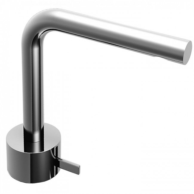 Fantini AF/21 Смеситель для раковины, 1 отв., излив: 15.5 см, цвет: матовая натуральная сталь Fantini AF/21 Смеситель для раковины, 1 отв., излив: 15.5 см, цвет: матовая натуральная сталь