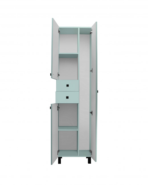 Шкаф-колонна Runo 50 правый бирюзовый (00-00004890) Шкаф-колонна Runo 50 правый бирюзовый (00-00004890)