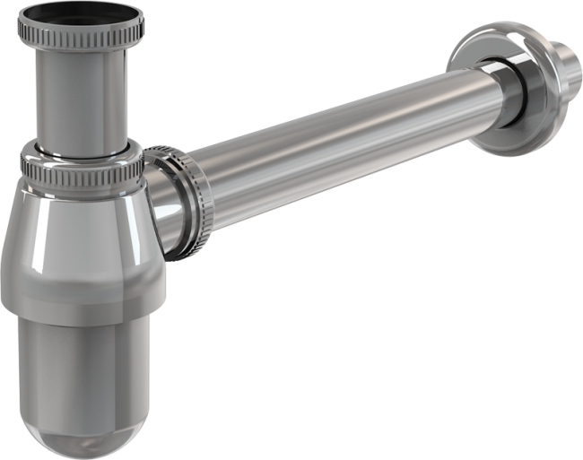 Alcaplast A431 Сифон для умывальника DN32 с накидной гайкой 5/4", металл