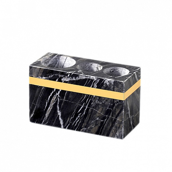 Стакан для зубных щеток Kassatex Nobiliti NOT-TBH-BLK