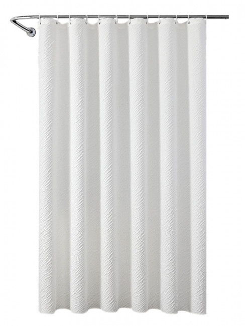 Шторка для ванной 180х200 Carnation Home Fashions White Flow SFW21