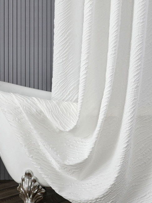 Шторка для ванной 180х200 Carnation Home Fashions White Flow SFW21