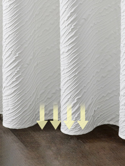 Шторка для ванной 180х200 Carnation Home Fashions White Flow SFW21