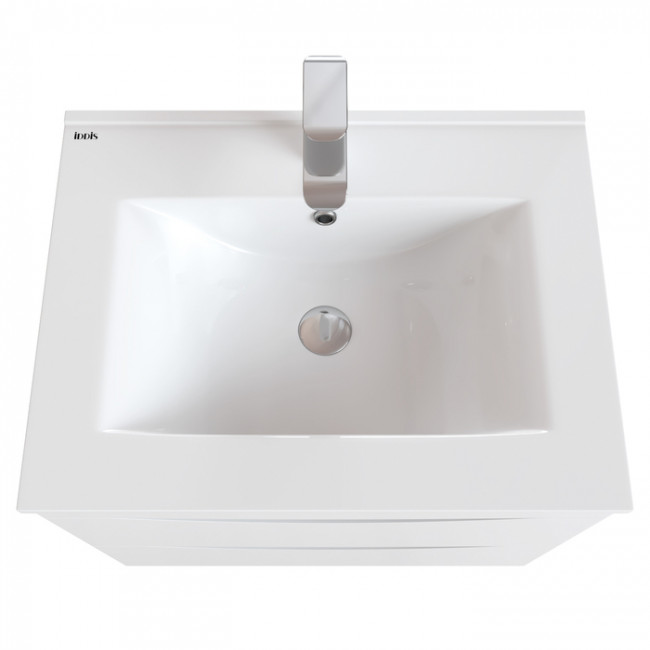 Тумба с раковиной Iddis  Cloud белая,  60 см (CLO60WFi95K)