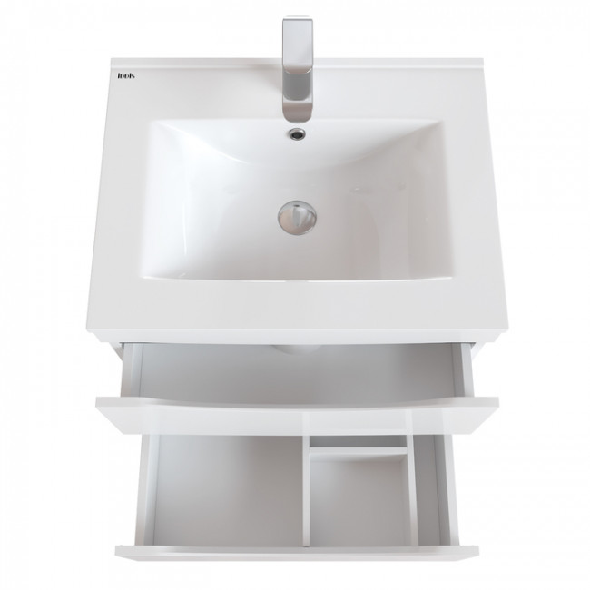 Тумба с раковиной Iddis  Cloud белая,  60 см (CLO60WFi95K)