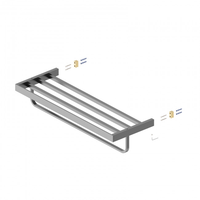 Полка для полотенец Timo Petruma черное золото (15258/18) Полка для полотенец Timo Petruma черное золото (15258/18)