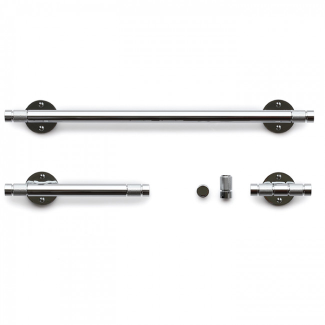 Bertocci Officina 01 Крючок двойной, подвесной, цвет: хром