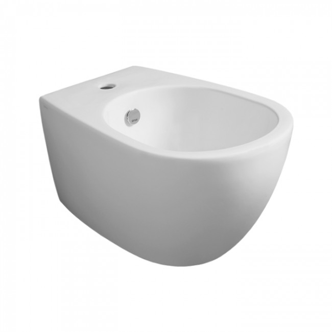 Simas Vignoni биде подвесное 56*36,5см, с 1 отв. под смеситель, без крепежа F85, цвет: белый матовый