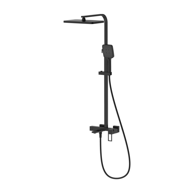 Душевая система со смесителем DQ Dortmund черный (DA1713705) Душевая система со смесителем DQ Dortmund черный (DA1713705)