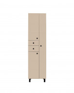 Шкаф-колонна Runo 50 правый какао/бежевый (00-00004888)