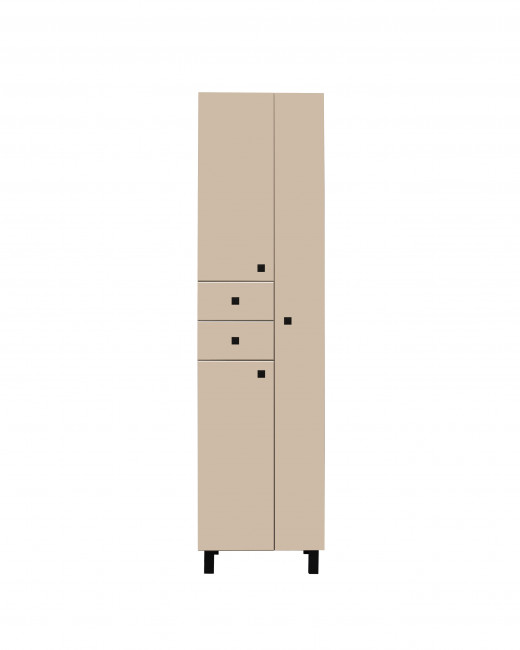 Шкаф-колонна Runo 50 правый какао/бежевый (00-00004888) Шкаф-колонна Runo 50 правый какао/бежевый (00-00004888)