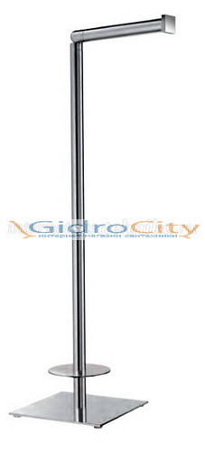 Стойка для туалета г-образная для запрулонов, квадратное основание 130130 хром Windisch 89225CR