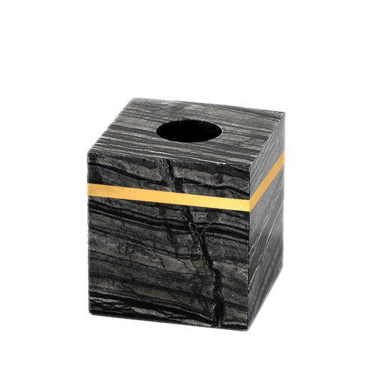 Бокс для салфеток (салфетница) Kassatex Nobiliti NOT-TH-BLK Бокс для салфеток (салфетница) Kassatex Nobiliti NOT-TH-BLK