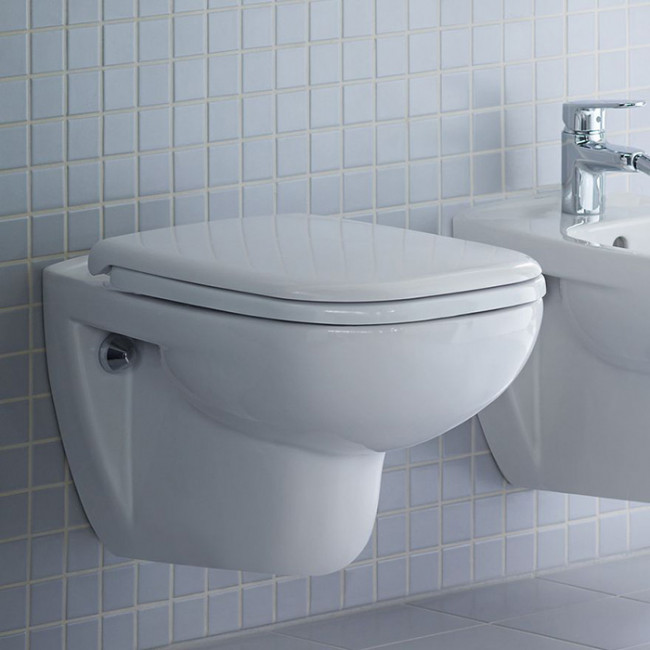 Duravit D-Code Унитаз подвесной компакт с вертикальным смывом, 35x48см, Цвет: Белый