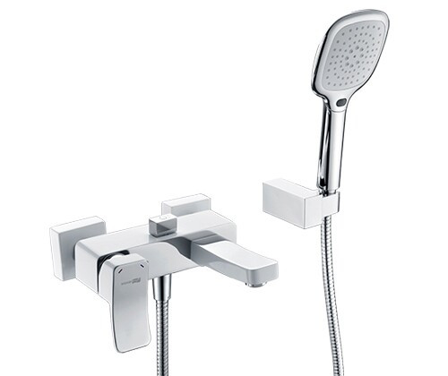 WasserKRAFT Aller 1061WHITE Смеситель для ванны с коротким изливом белый